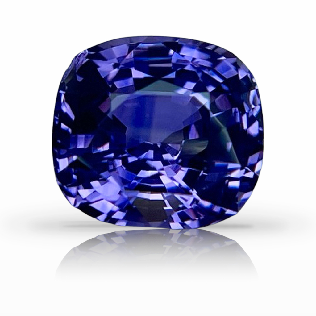 2.09ct Sapphire, Cushion, Purple gemstone, 7.3 x 6.8MM, item #6825