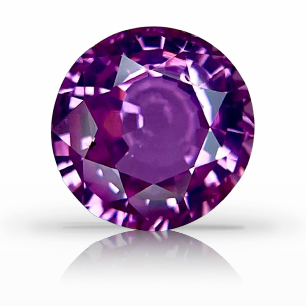 3.16ct Sapphire, Round, Pink, 8.8MM gemstone, 8.8MM, item #6836