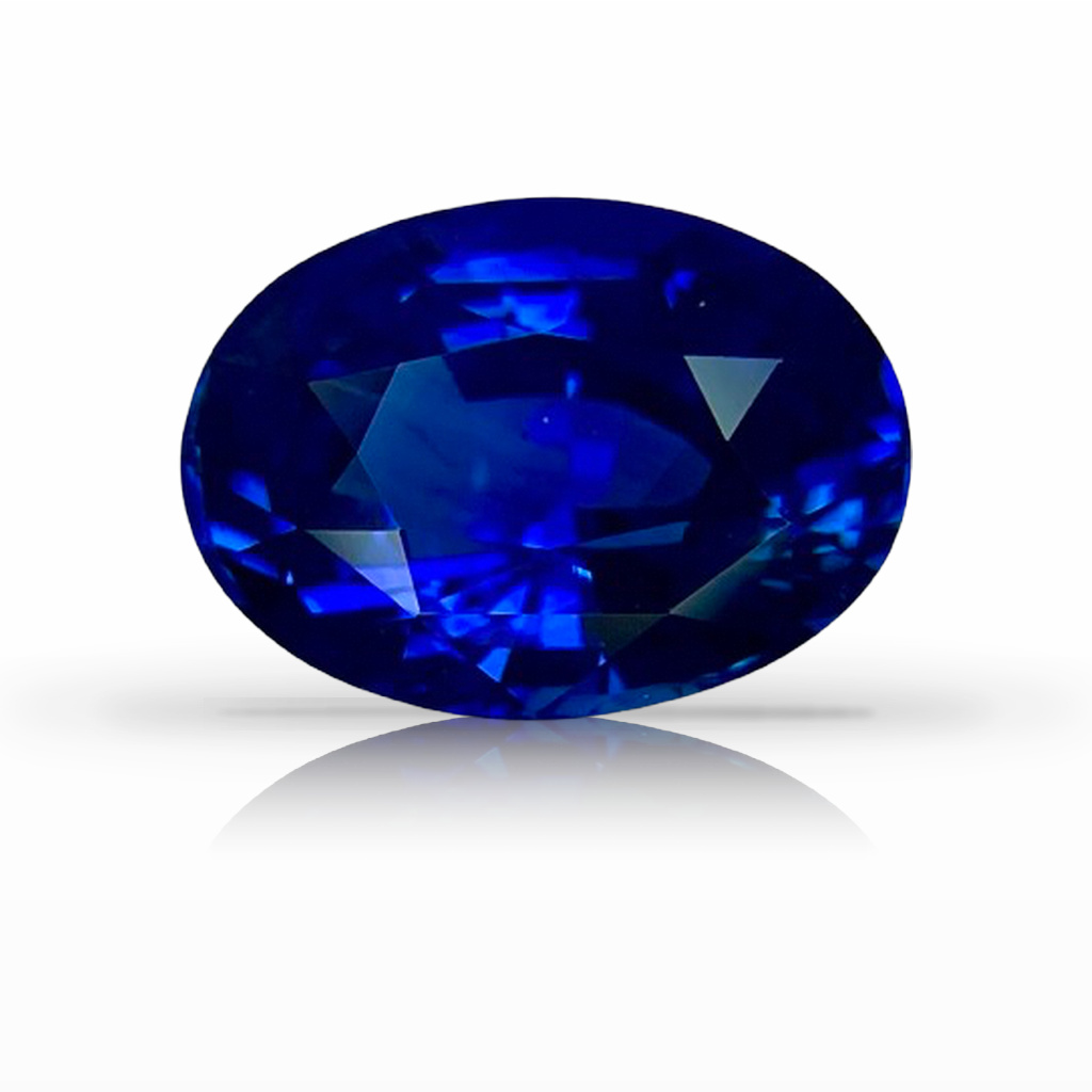 5.71ct Sapphire, Oval, Blue gemstone, 12 x 8.7MM, item #6841