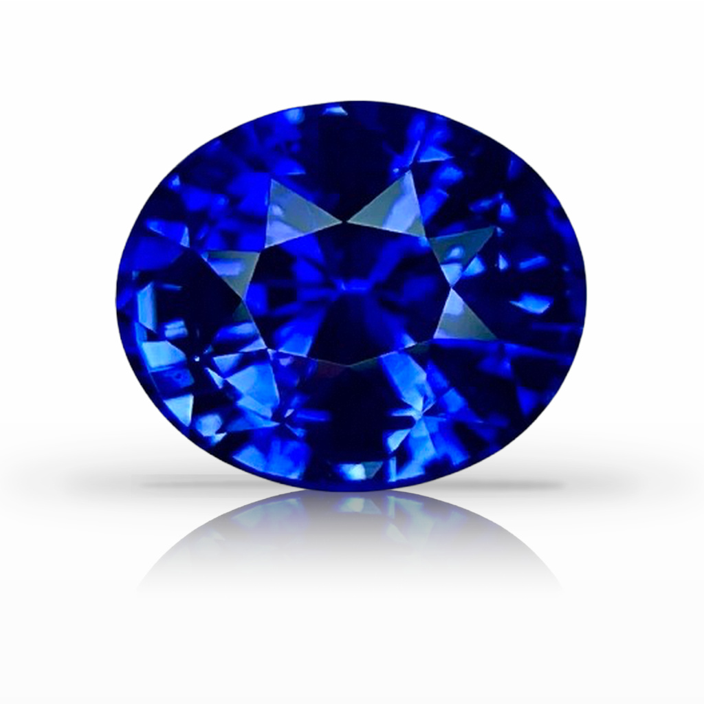 3.21ct Sapphire, Oval, Blue gemstone, 9.3 x 7.7MM, item #6842