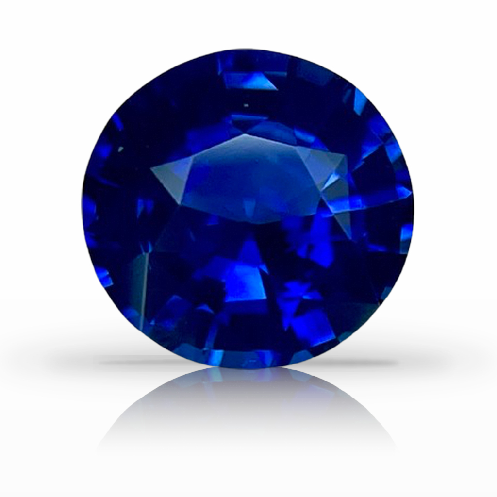 1.54ct Sapphire, Round, Blue gemstone, 7MM, item #6853