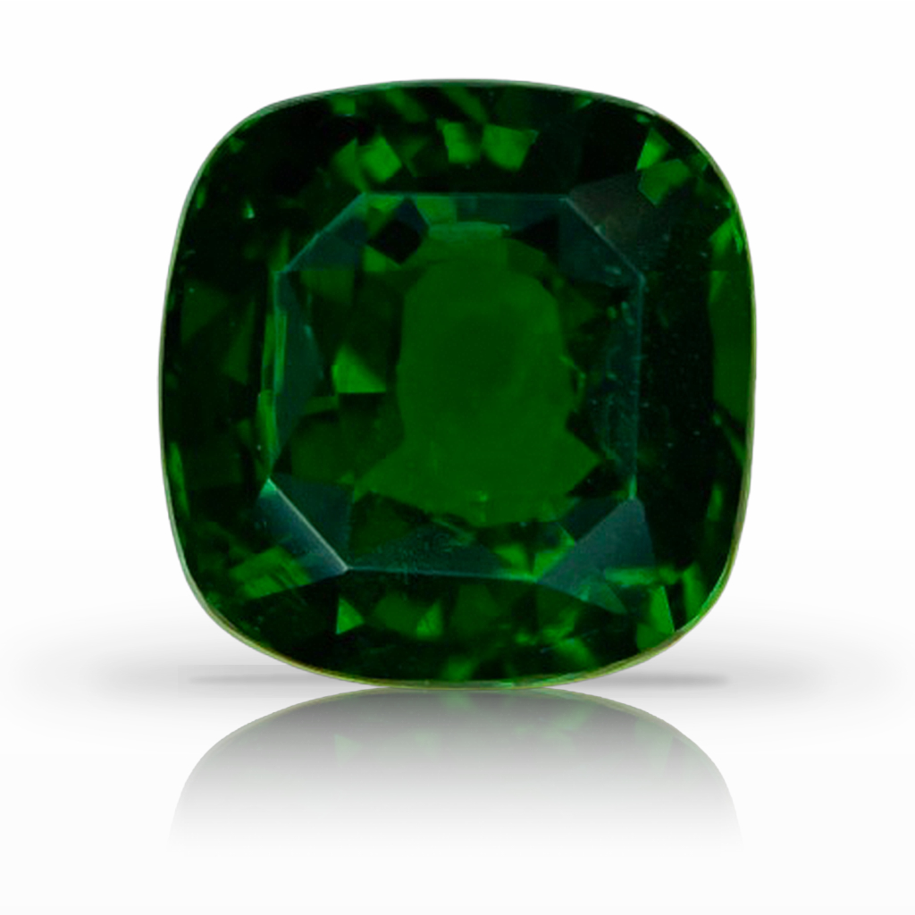 6.05ct Tsavorite, Cushion, Green gemstone, 10.2 x 10MM, item #6857