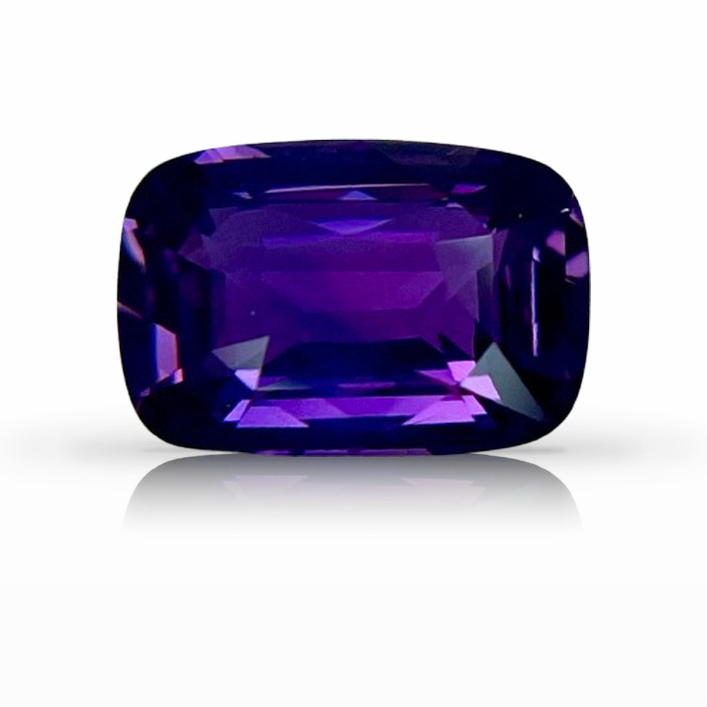 2.05ct Sapphire, Cushion, Purple, No Heat gemstone, 8.8 x 6MM, item #6858