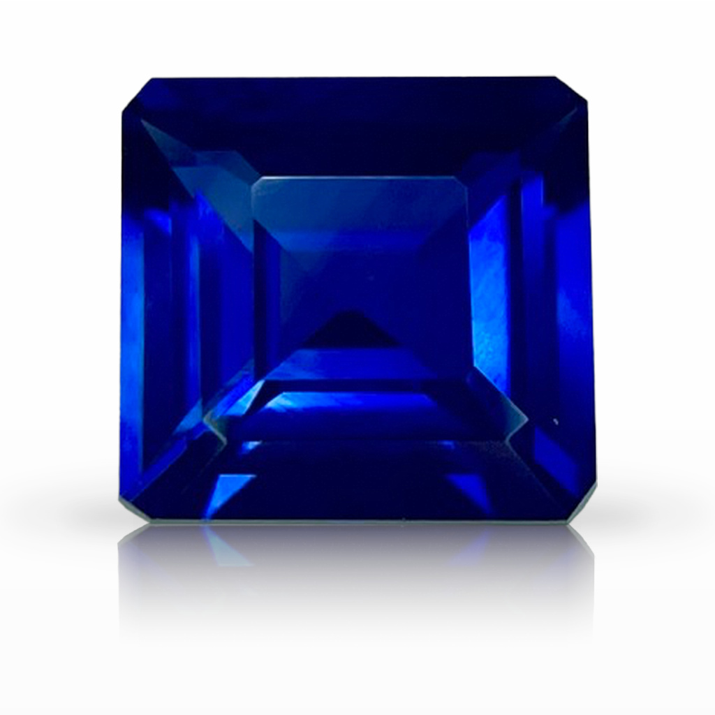 2.53ct Sapphire, Asscher, Blue gemstone, 7.6MM, item #6869