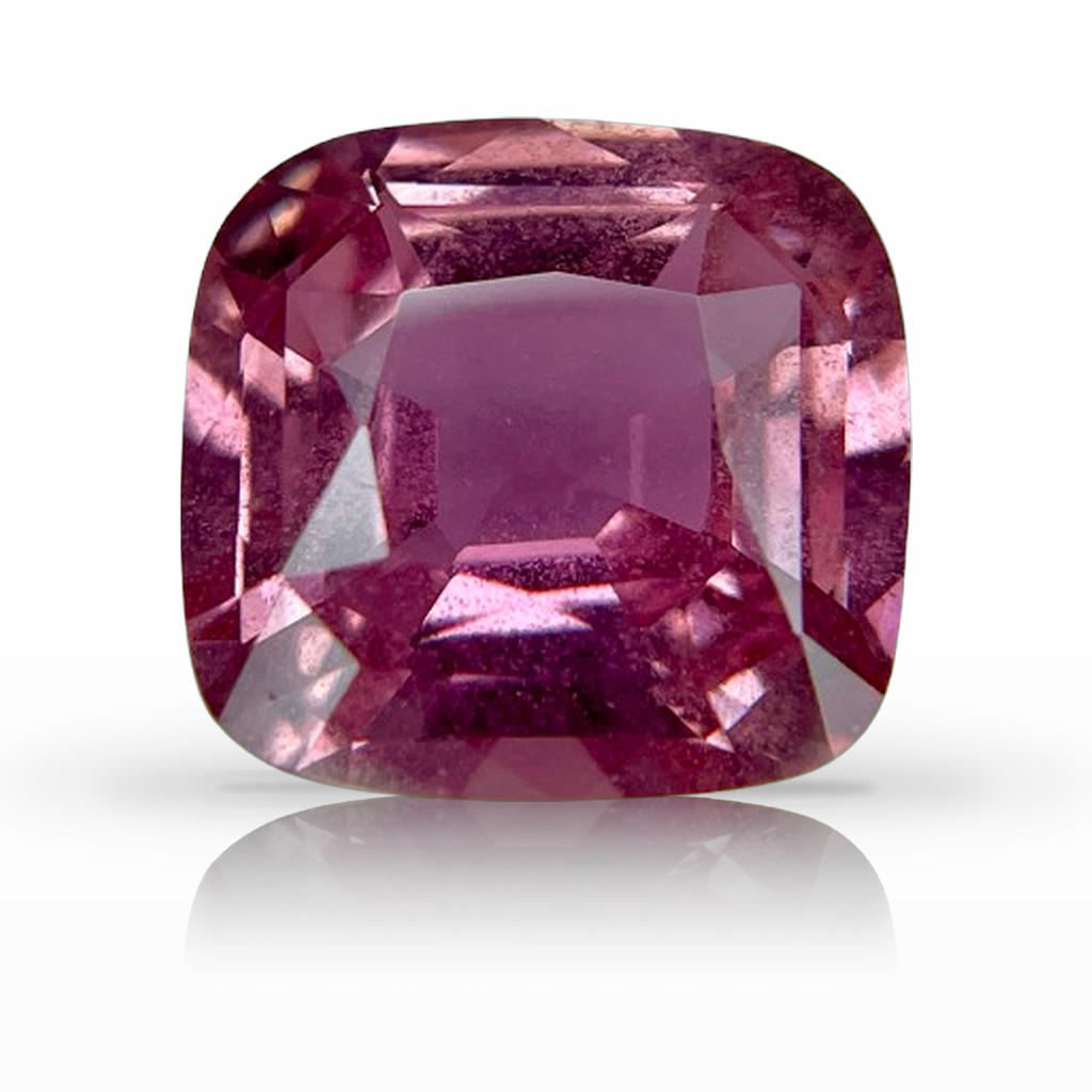 5.03ct Padparadscha, Cushion, Peach gemstone, 10.4 x 10.2MM, item #6882