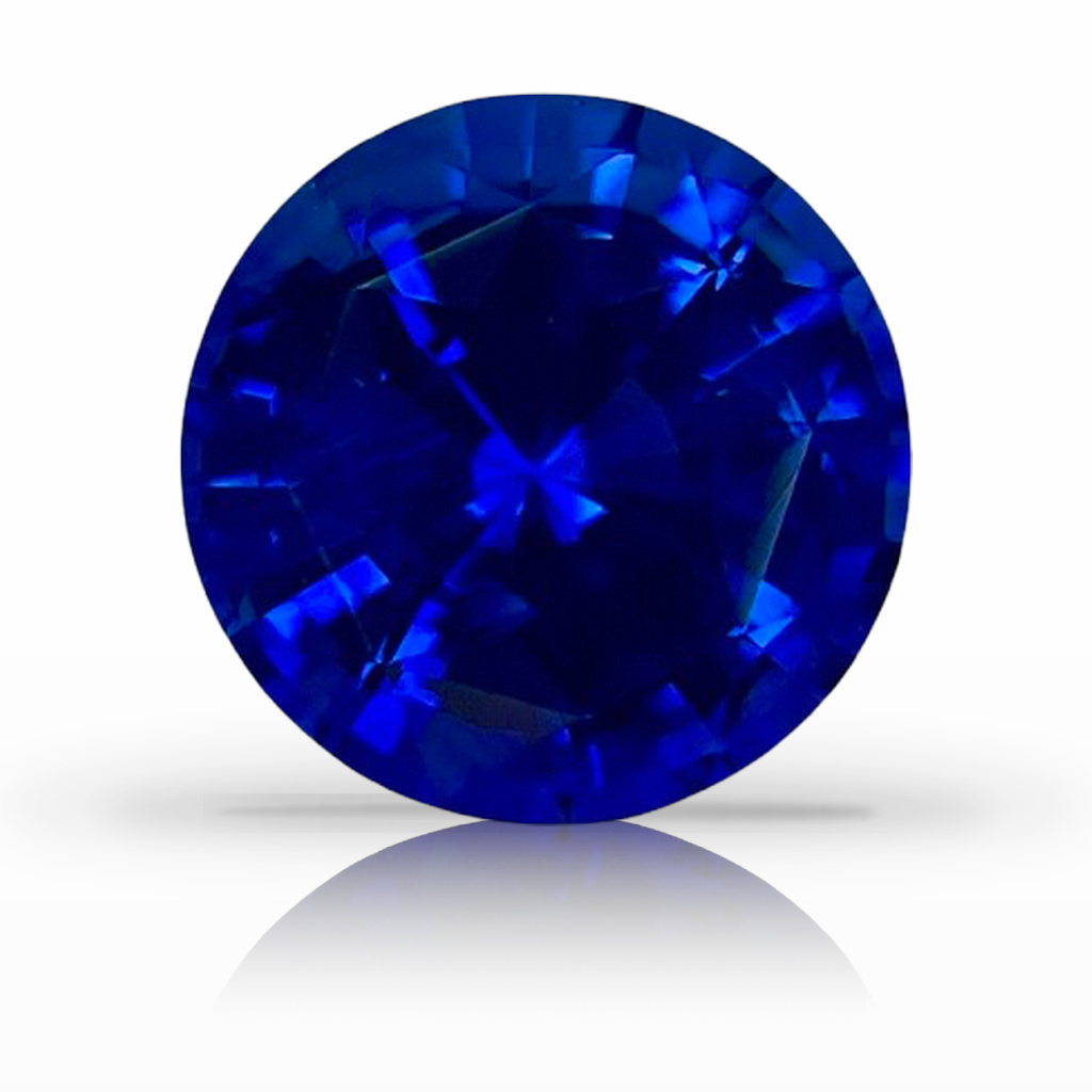 2.21ct Sapphire, Round, Blue, 7.5MM gemstone, 7.5MM, item #6913