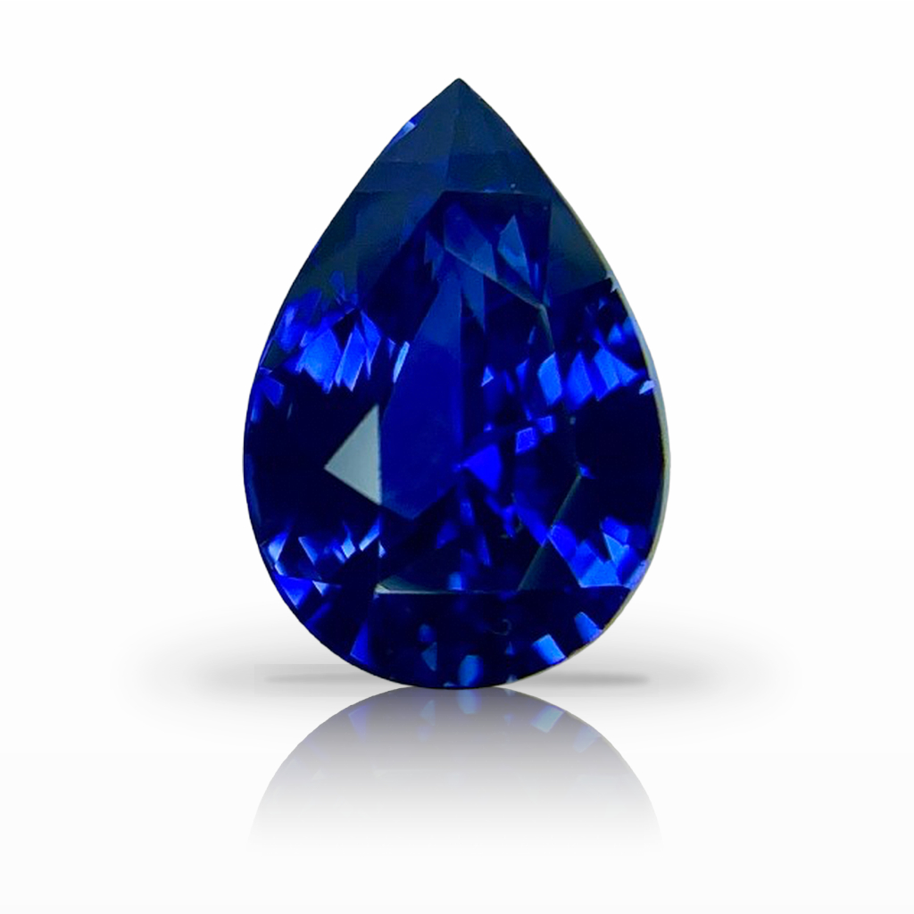 3.75ct Sapphire, Pear Shape, Blue gemstone, 11 x 7.8MM, item #6931