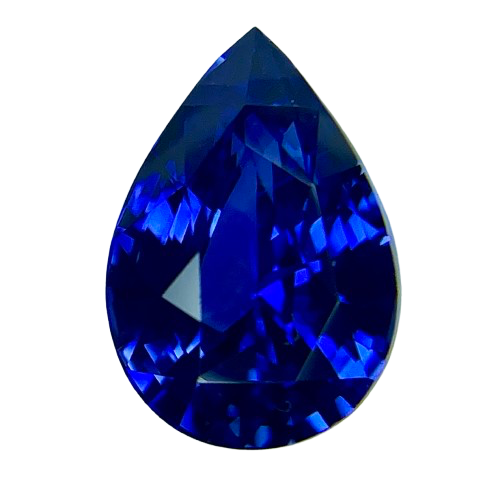 3.75ct Sapphire, Pear Shape, Blue gemstone, 11 x 7.8MM, item #6931
