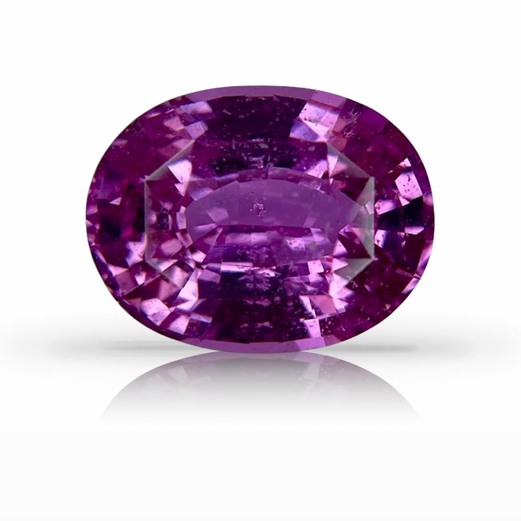 4.52ct Sapphire, Oval, Pink, No Heat gemstone, 11.2 x 8.6MM, item #6943