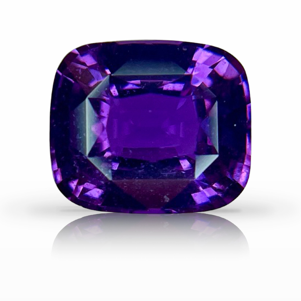4.03ct Sapphire, Cushion, Purple, No Heat gemstone, 9.7 x 8.3MM, item #6945