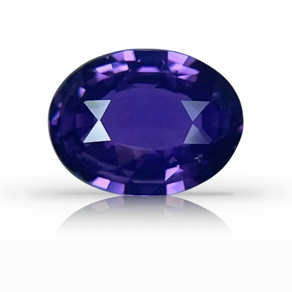 2.04ct Sapphire, Oval, Purple, No Heat gemstone, 9.2 x 7MM, item #6949
