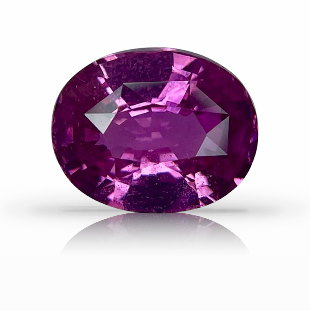 5.05ct Sapphire, Oval, Pink, No Heat gemstone, 11.5 x 9.2MM, item #6951