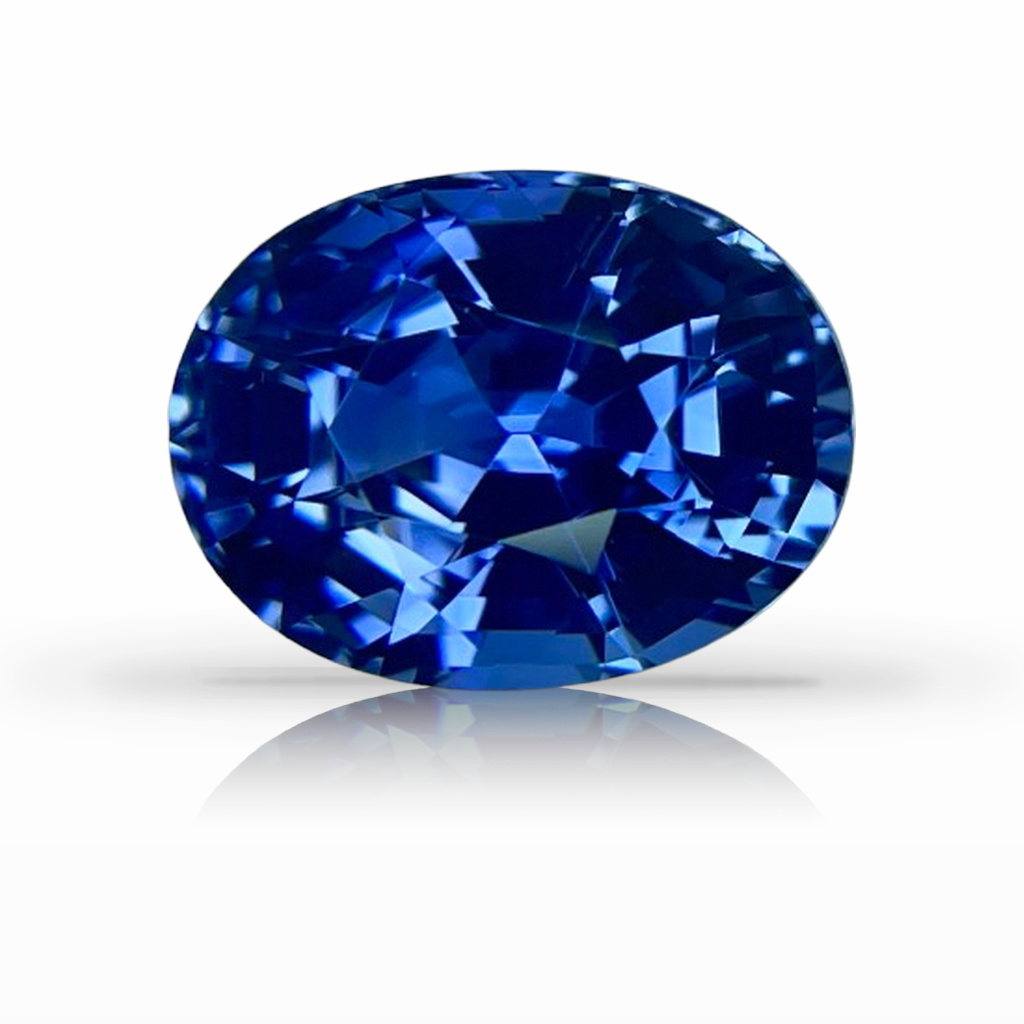 6.48ct Sapphire, Oval, Blue, No Heat gemstone, 11.9 x 9MM, item #6953