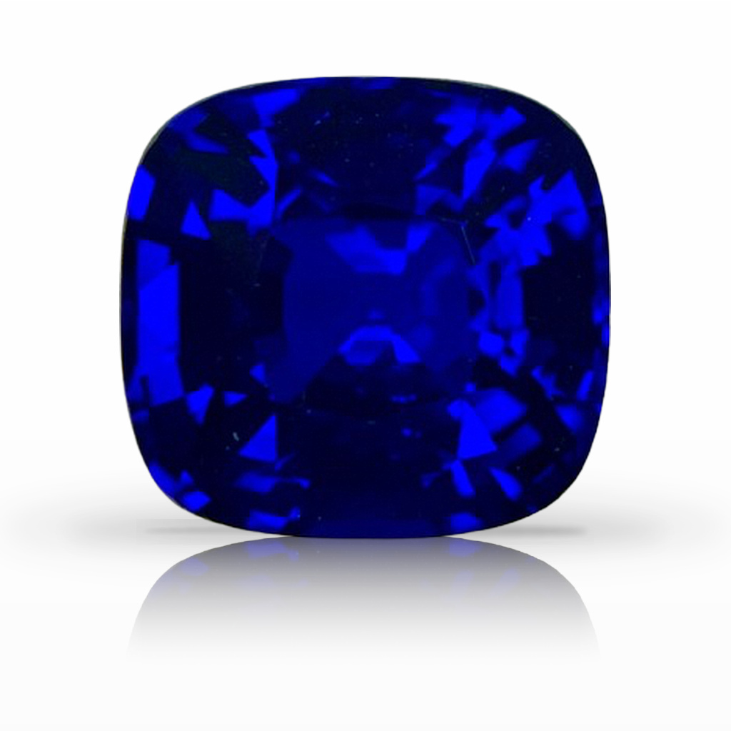 5.23ct Sapphire, Cushion, Blue gemstone, 10.1 x 9.5MM, item #6957