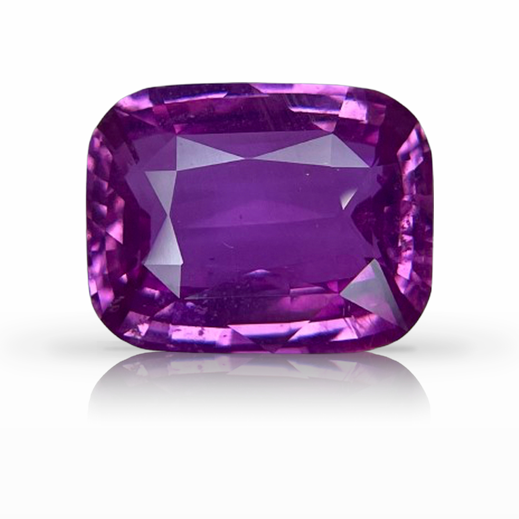 8.02ct Sapphire, Cushion, Pink, No Heat gemstone, 13.3 x 10.4MM, item #6996
