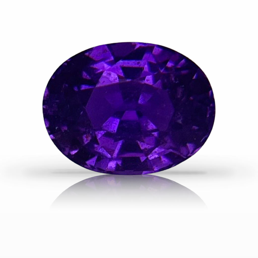 3.04ct Sapphire, Oval, Purple, No Heat gemstone, 9.3 x 7.2MM, item #6997