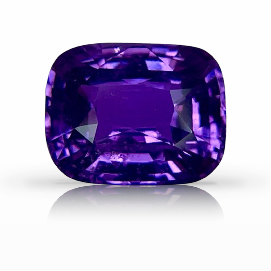 3.54ct Sapphire, Cushion, Purple, No Heat gemstone, 9.5 x 7.6MM, item #6999