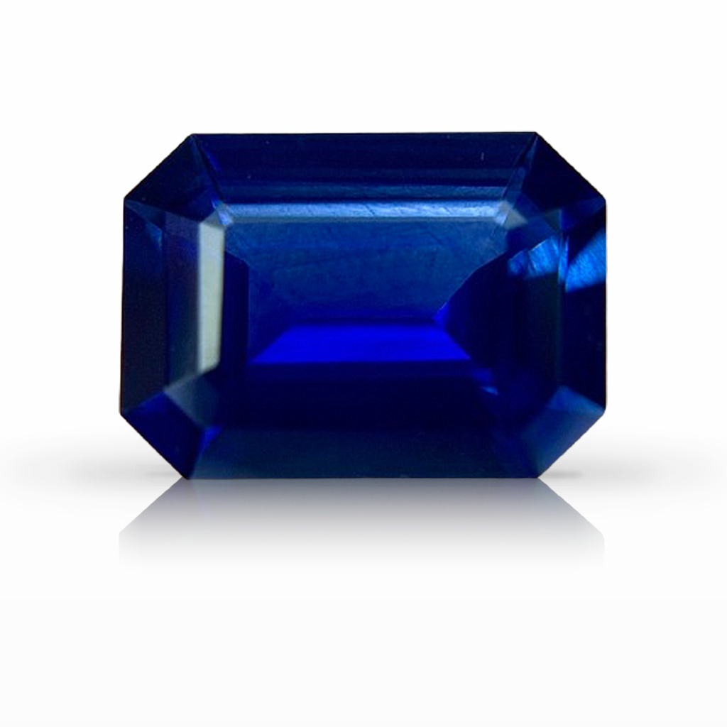 1.20ct Sapphire, Emerald Cut, Blue gemstone, 7.5 x 5.5MM, item #7043