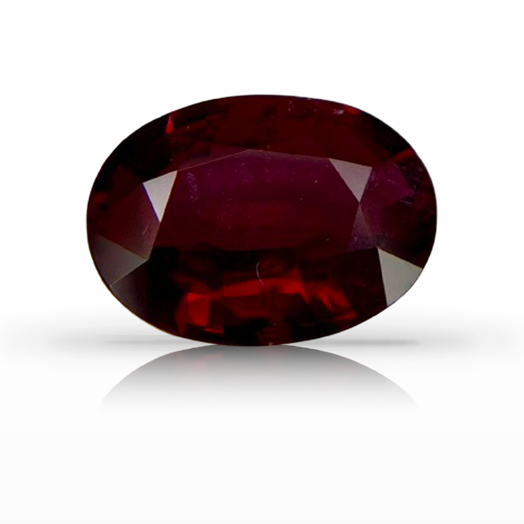 1.64ct Ruby, Oval, Red gemstone, 9.2 x 6.8MM, item #7054