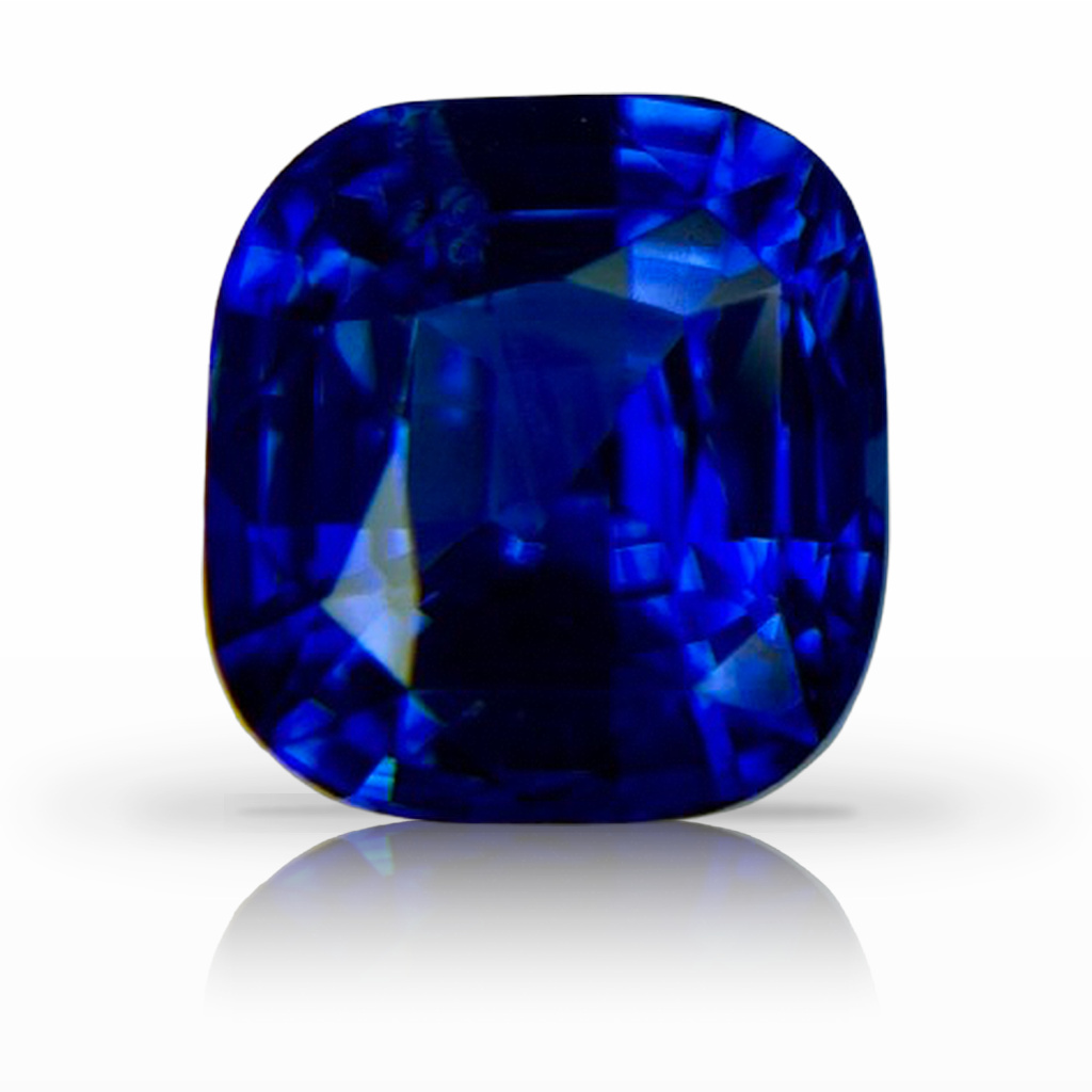 5.02ct Sapphire, Cushion, Blue gemstone, 9.7 x 8.8MM, item #7063