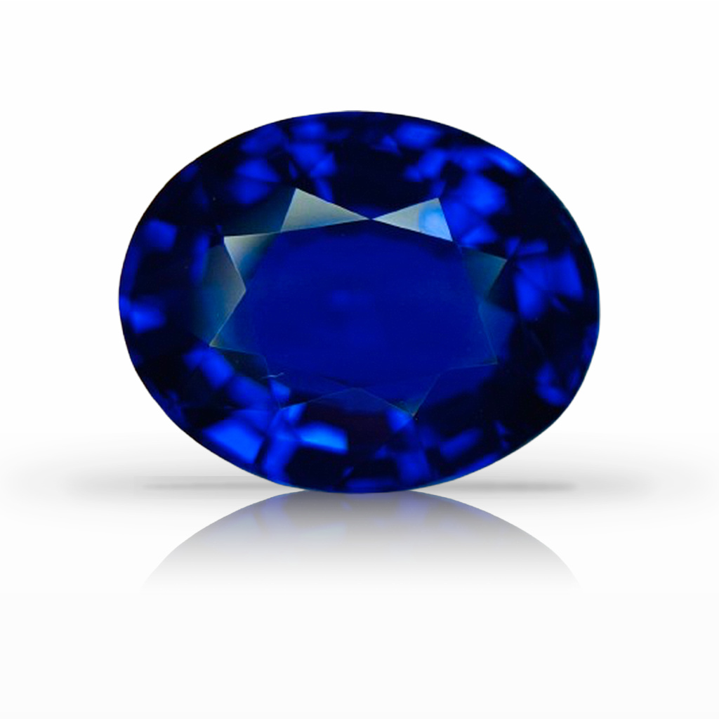 4.40ct Sapphire, Oval, Blue gemstone, 11.1 x 8.8MM, item #7065