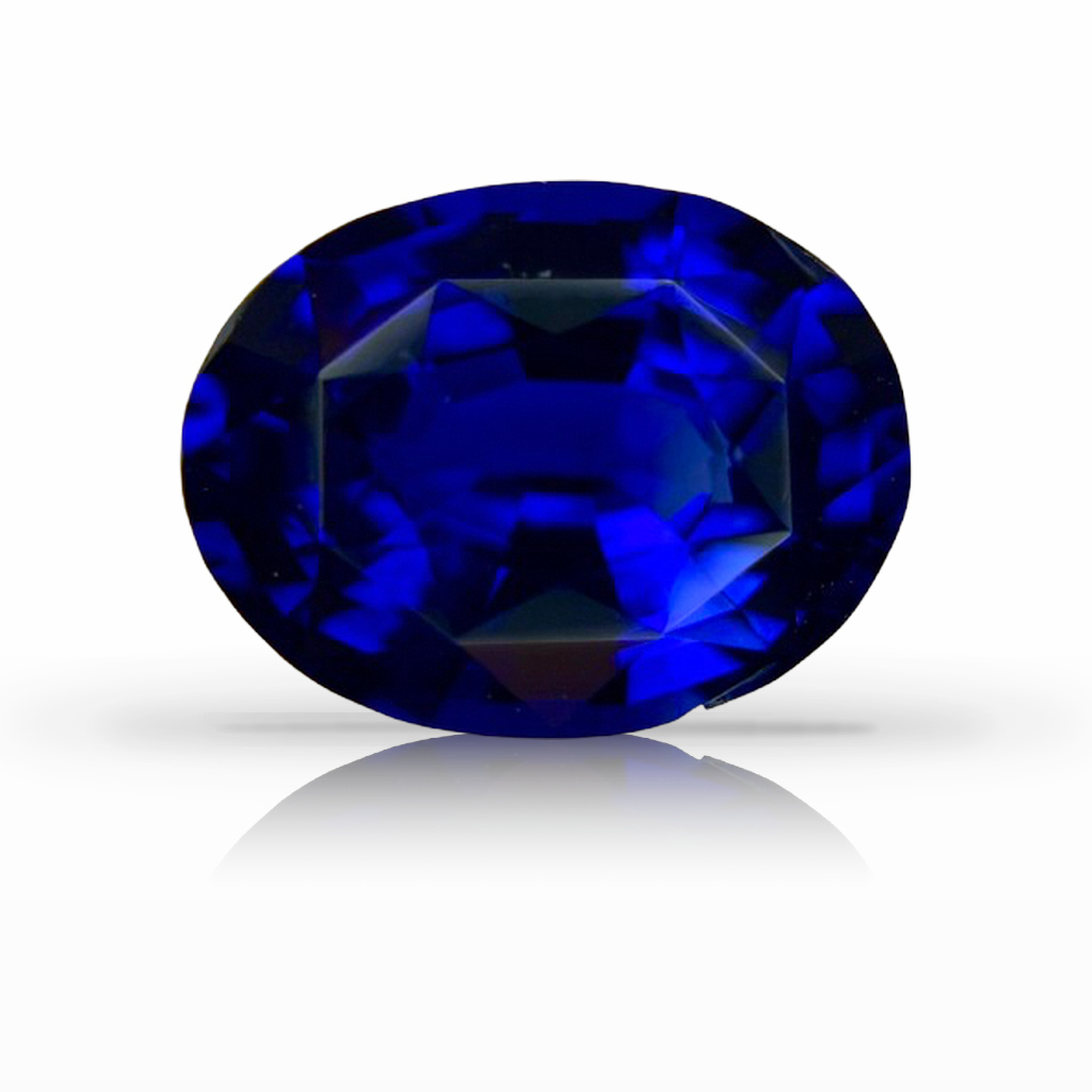 4.42ct Sapphire, Oval, Blue gemstone, 11.2 x 8.5MM, item #7066