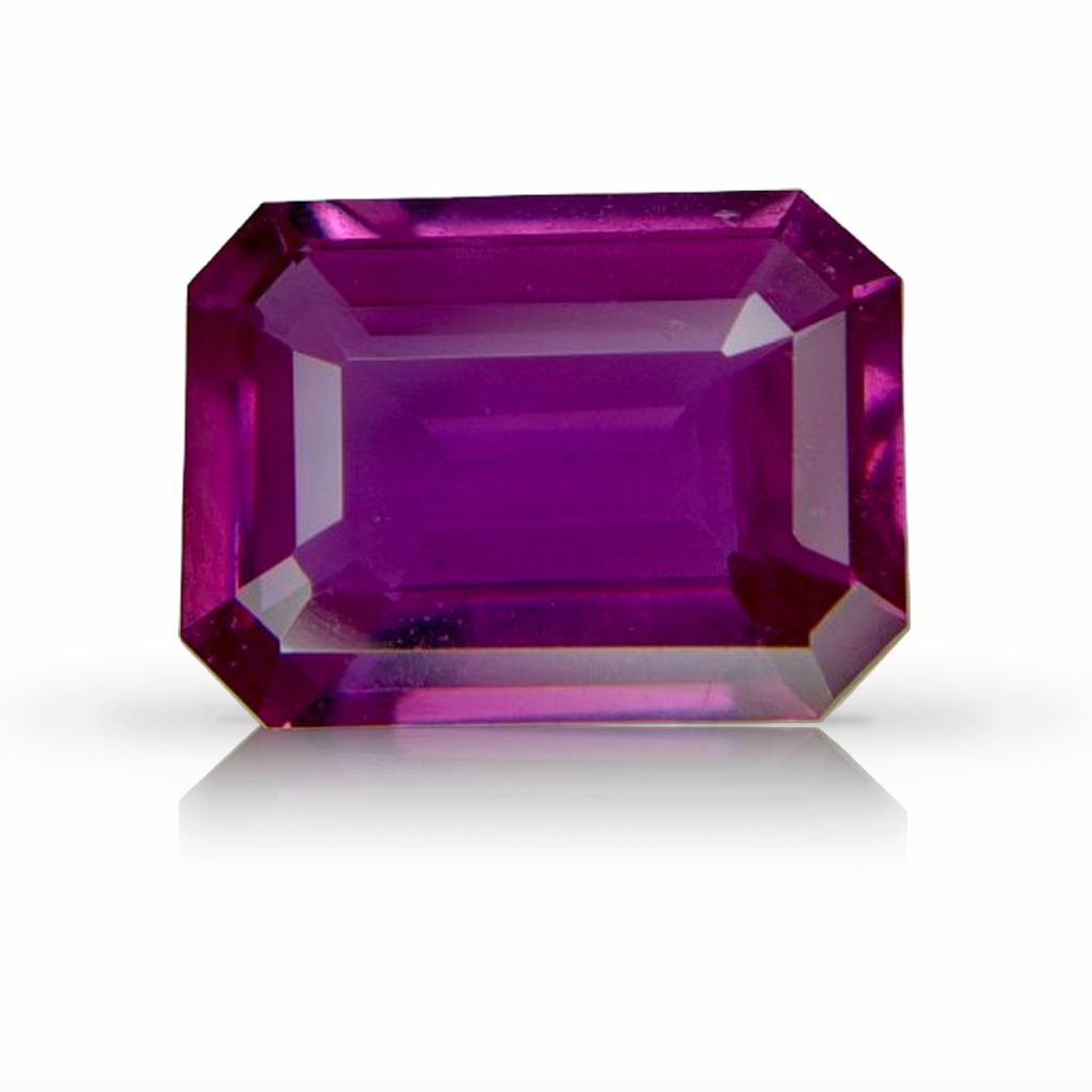 5.22ct Sapphire, Emerald Cut, Pink gemstone, 12.1 x 8.9MM, item #7069