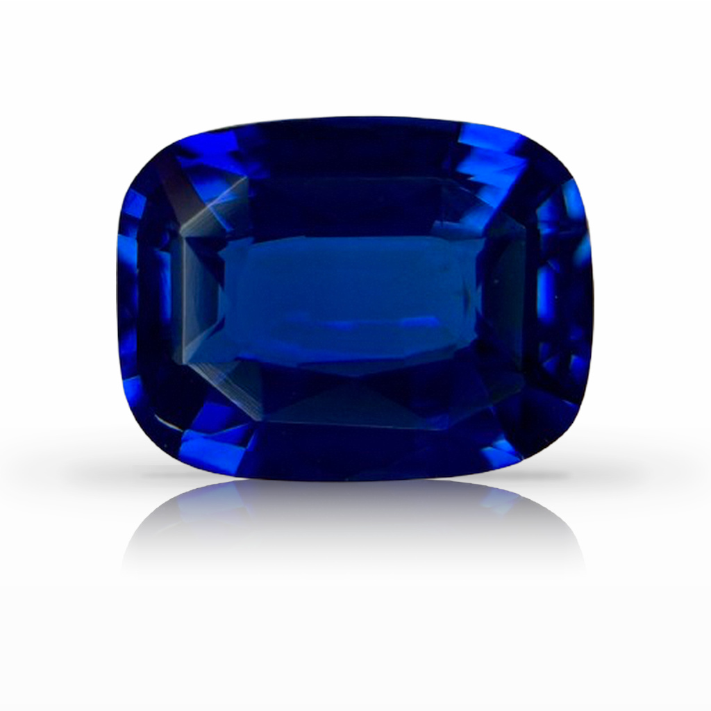 3.54ct Sapphire, Cushion, Blue gemstone, 10.2 x 7.8MM, item #7072