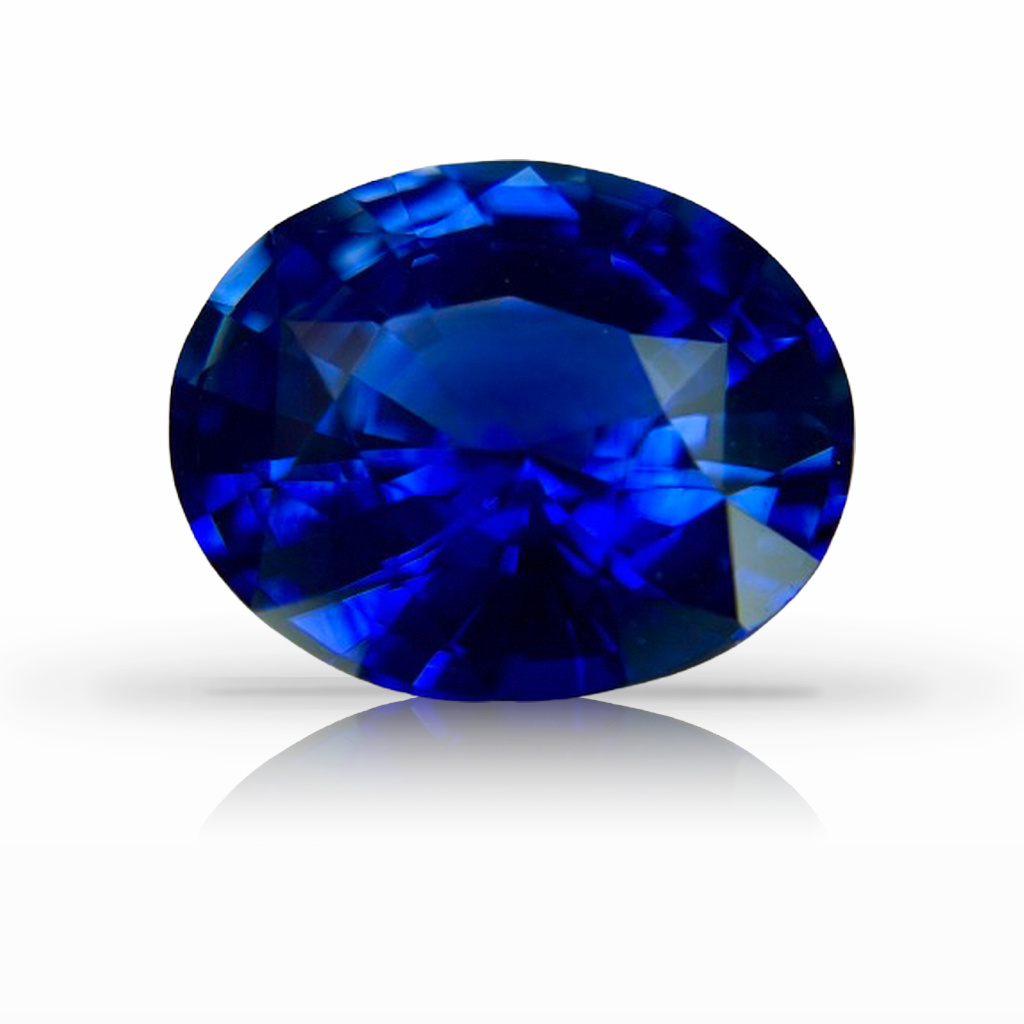 4.57ct Sapphire, Oval, Blue gemstone, 11.2 x 9.3MM, item #7073