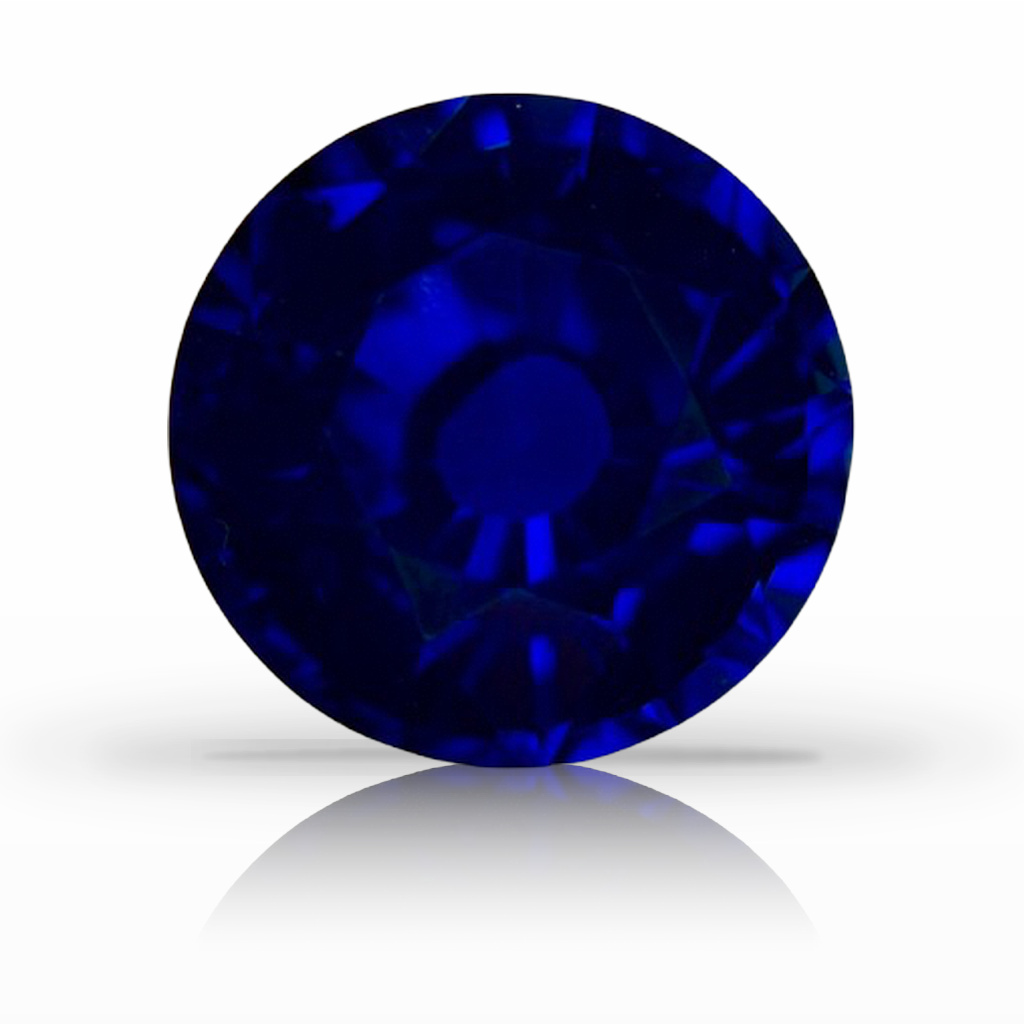 2.63ct Sapphire, Round, Blue, 8MM gemstone, 8MM, item #7078