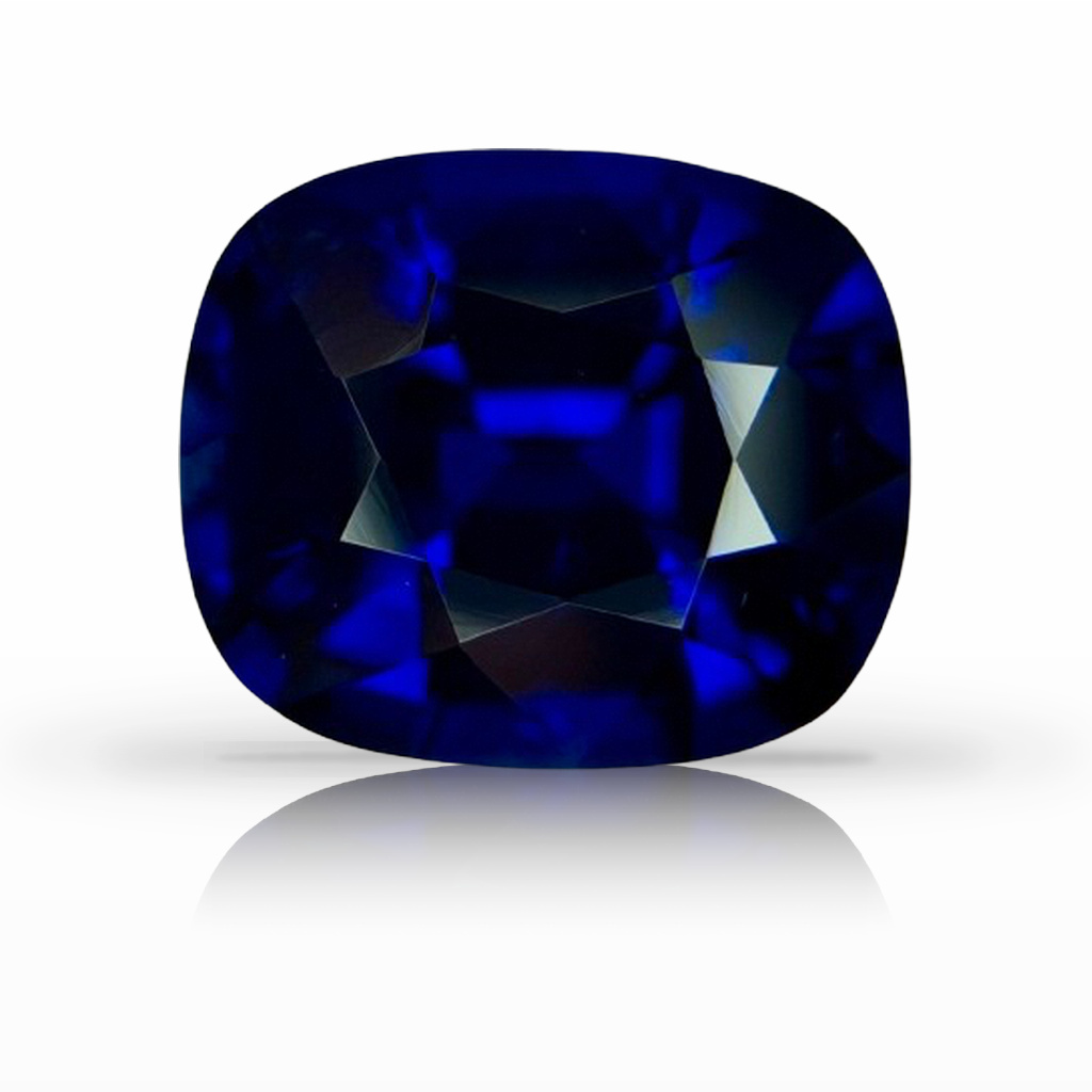 7.25ct Sapphire, Cushion, Blue gemstone, 12 x 10.2MM, item #7083