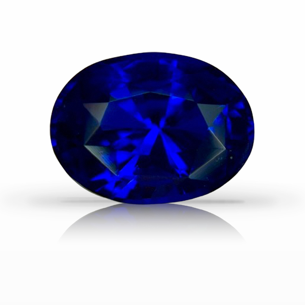 3.16ct Sapphire, Oval, Blue gemstone, 10.3 x 7.7MM, item #7091