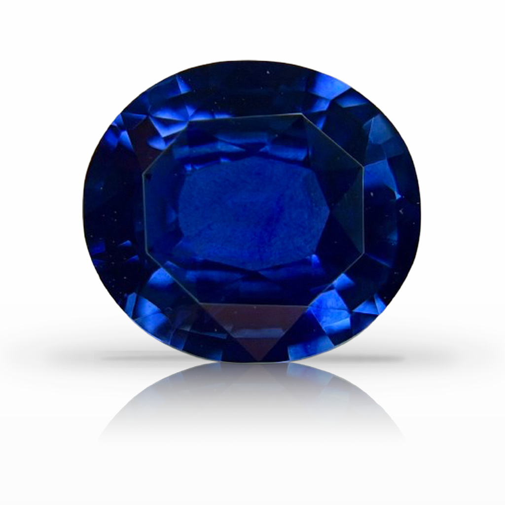 3.02ct Sapphire, Oval, Blue gemstone, 9.3 x 8.3MM, item #7096