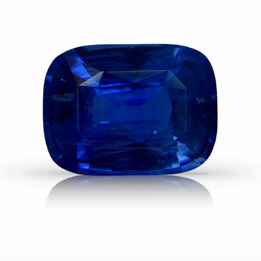 2.28ct Sapphire, Cushion, Blue, No Heat gemstone, 8.5 x 6.5MM, item #7097