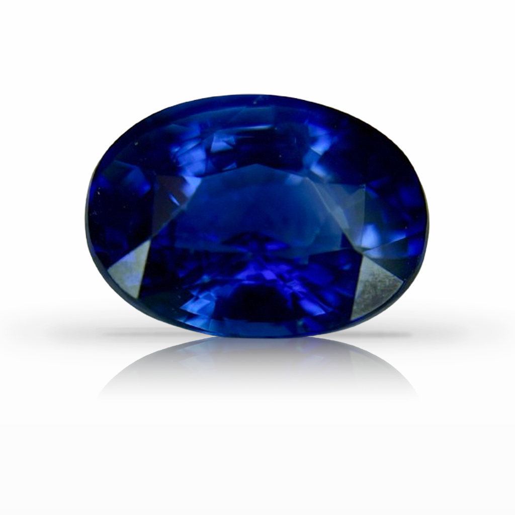 3.34ct Sapphire, Oval, Blue gemstone, 9.8 x 7.3MM, item #7100