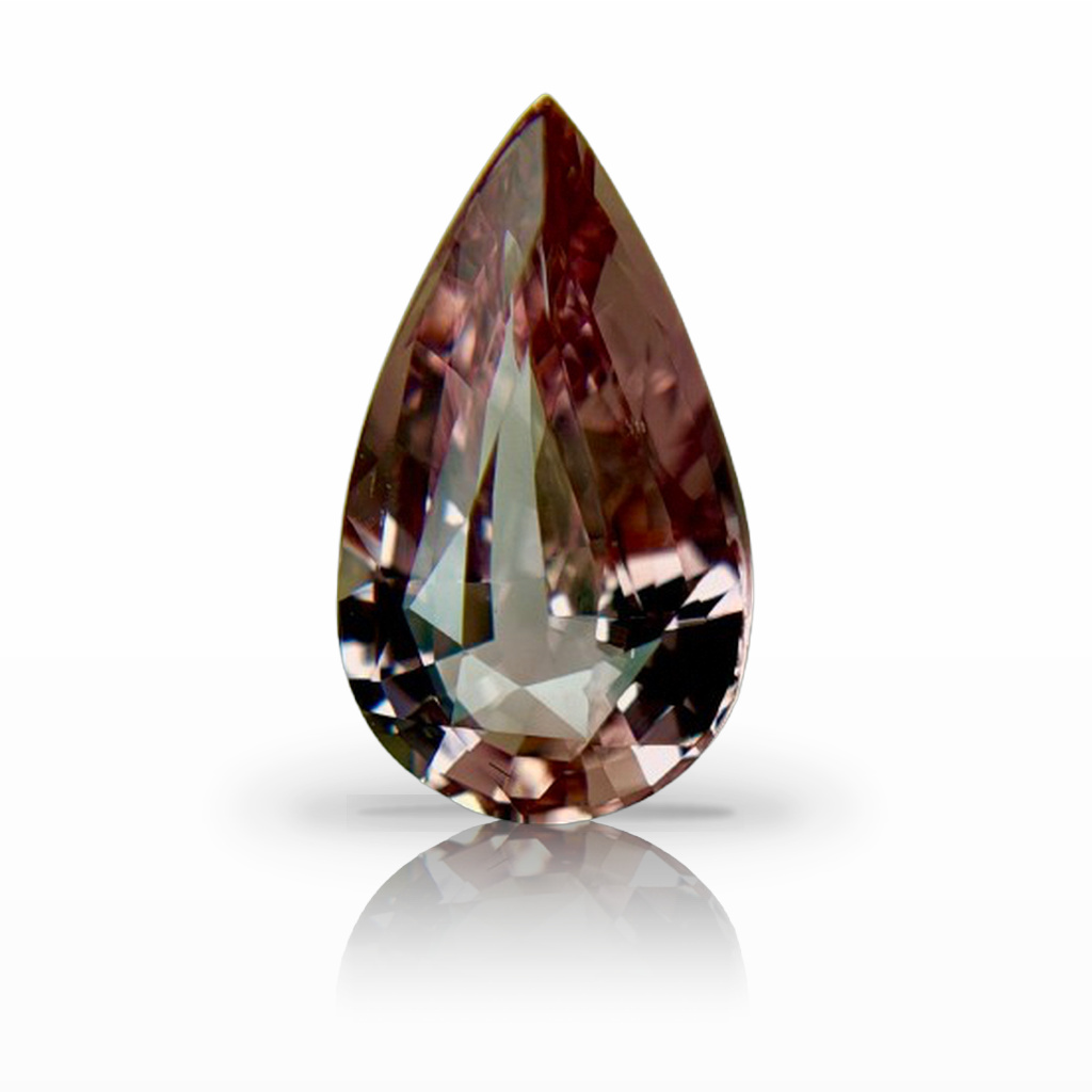 2.97ct Padparadscha, Pear Shape, Peach, No Heat gemstone, 12.4 x 7.1MM, item #7107