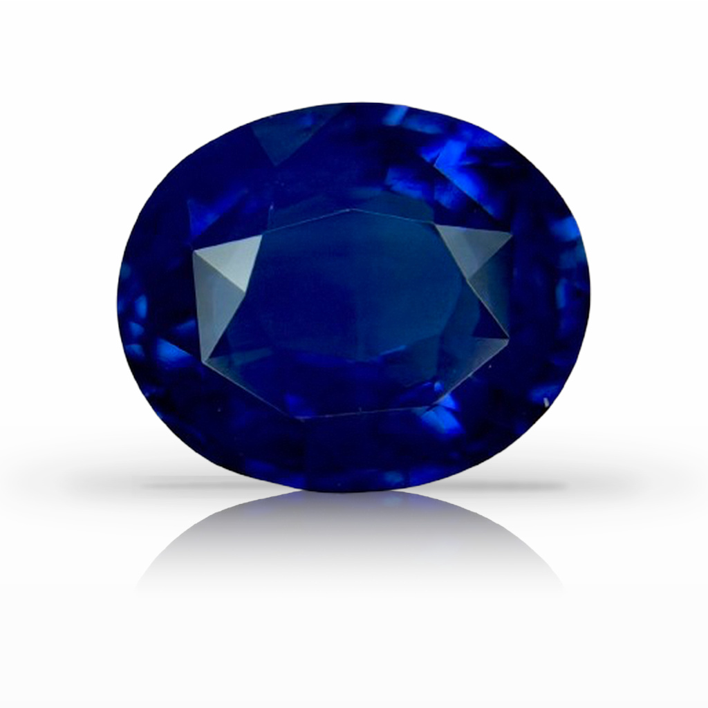 3.07ct Sapphire, Oval, Blue, No Heat gemstone, 9.5 x 7.9MM, item #7108