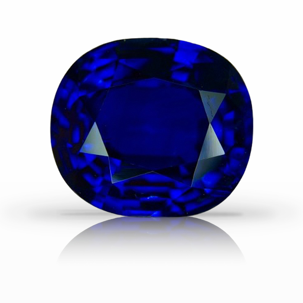 8.75ct Sapphire, Cushion, Blue gemstone, 13.1 x 11.7MM, item #7112
