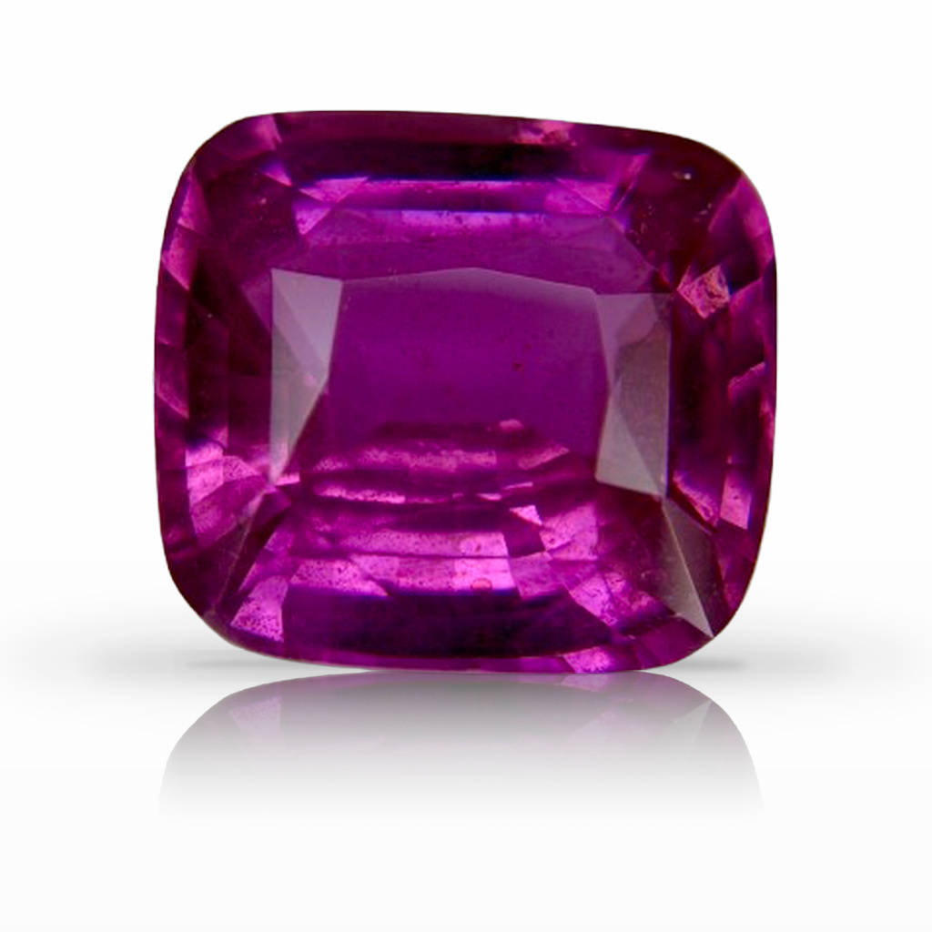 7.02ct Sapphire, Cushion, Pink, No Heat gemstone, 11.5 x 10.2MM, item #7121