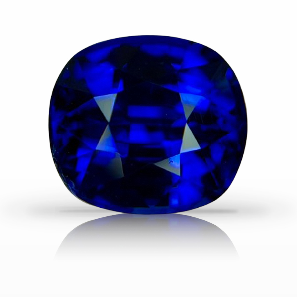 3.15ct Sapphire, Cushion, Blue gemstone, 8.6 x 7.8MM, item #7138