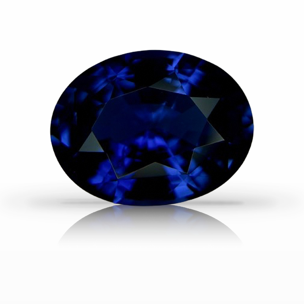 5.22ct Sapphire, Oval, Blue gemstone, 12.1 x 9.4MM, item #7150