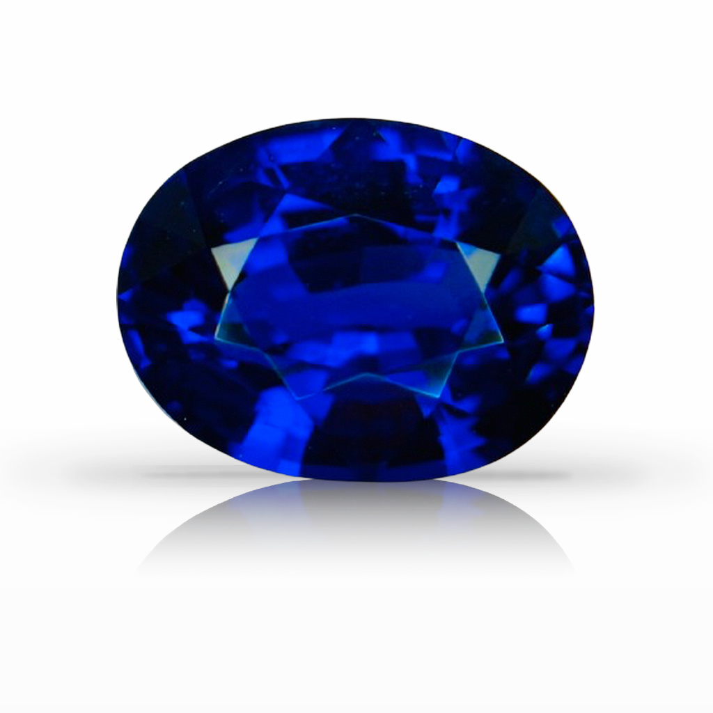 4.02ct Sapphire, Oval, Blue gemstone, 10 x 7.7MM, item #7157