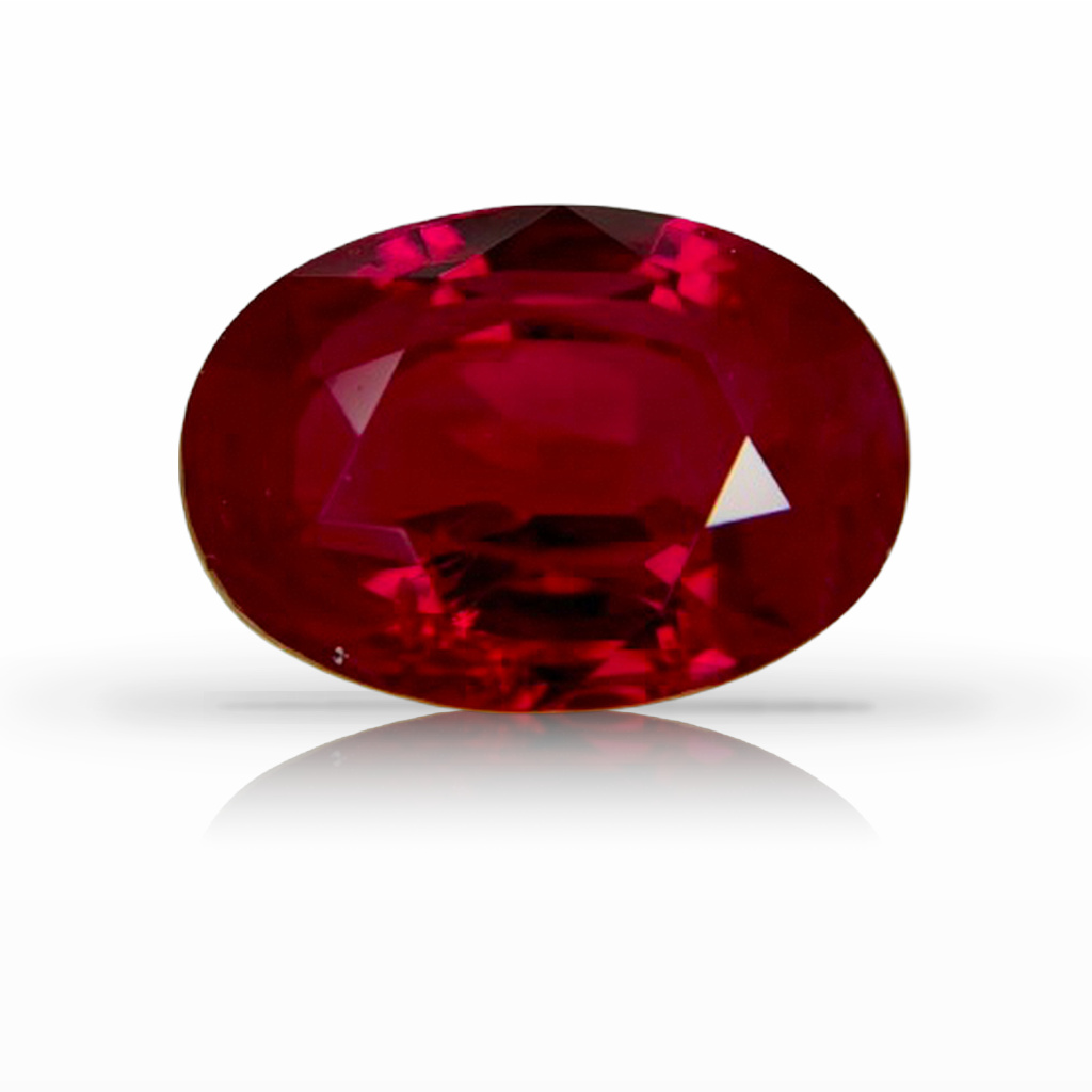 3.03ct Ruby, Oval, Red, Burma gemstone, 9.8 x 7MM, item #7170