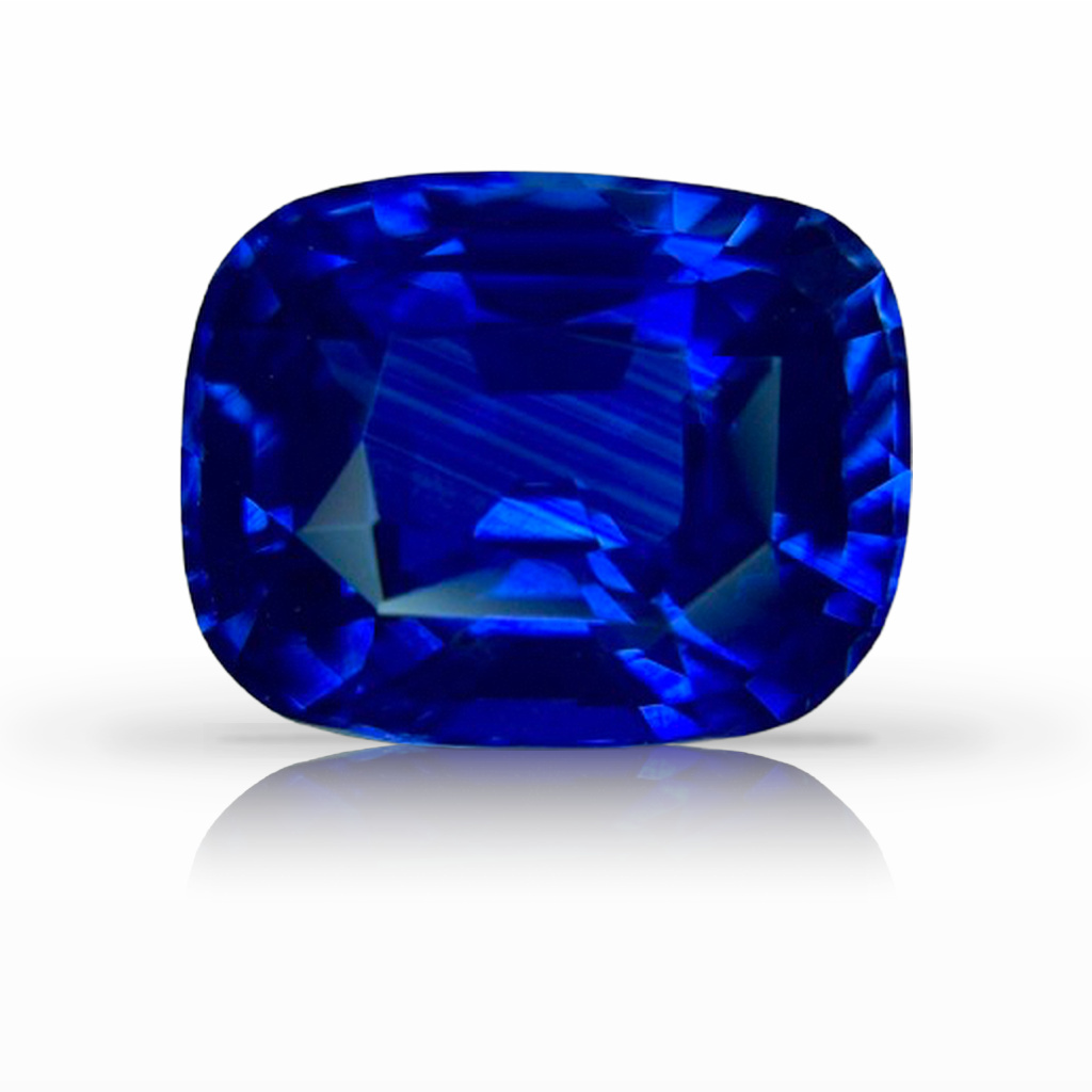 4.04ct Sapphire, Cushion, Blue gemstone, 9.9 x 7.9MM, item #7171