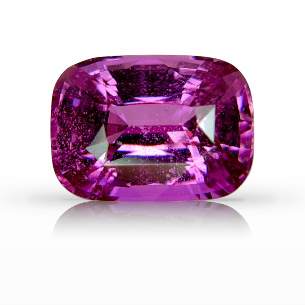 3.53ct Sapphire, Cushion, Pink, No Heat gemstone, 9.6 x 7.1MM, item #7173