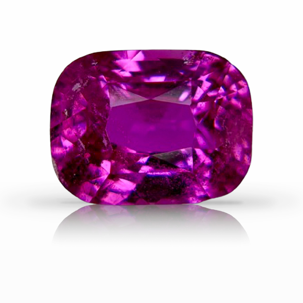 4.04ct Sapphire, Cushion, Pink, No Heat gemstone, 9.4 x 7.2MM, item #7174