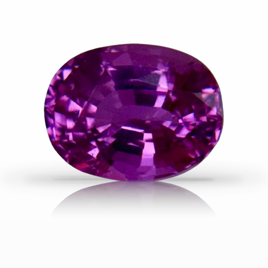 2.04ct Sapphire, Oval, Pink gemstone, 8.2 × 6.3MM, item #7178