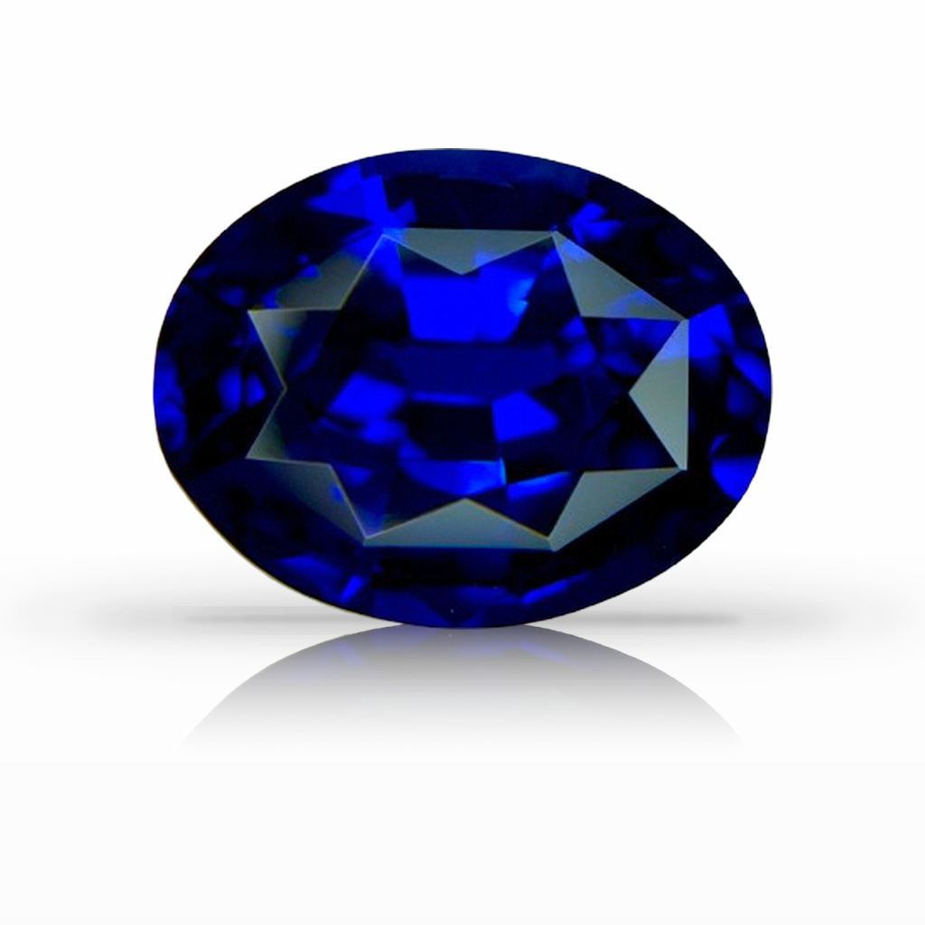 4.10ct Sapphire, Oval, Blue gemstone, 11.3 x 8.8MM, item #7185