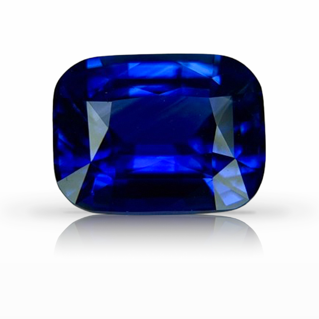 1.55ct Sapphire, Cushion, Blue gemstone, 7.4 x 5.7MM, item #7197