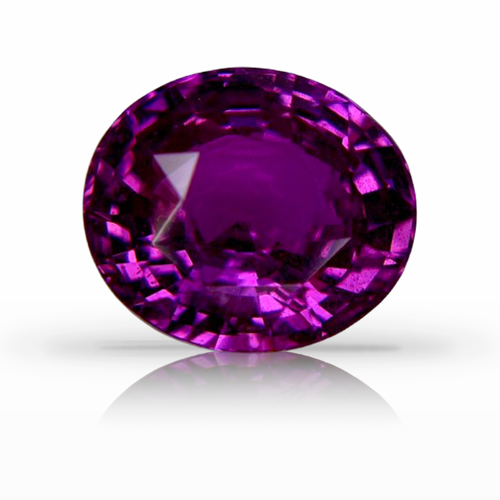 7.02ct Sapphire, Oval, Pink gemstone, 11.8 x 10.3MM, item #7204